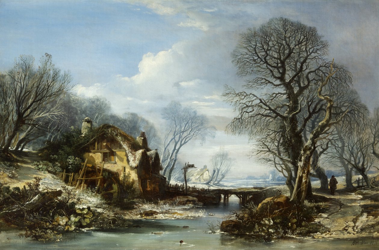 Scena Invernale, Porlock da William James Muller