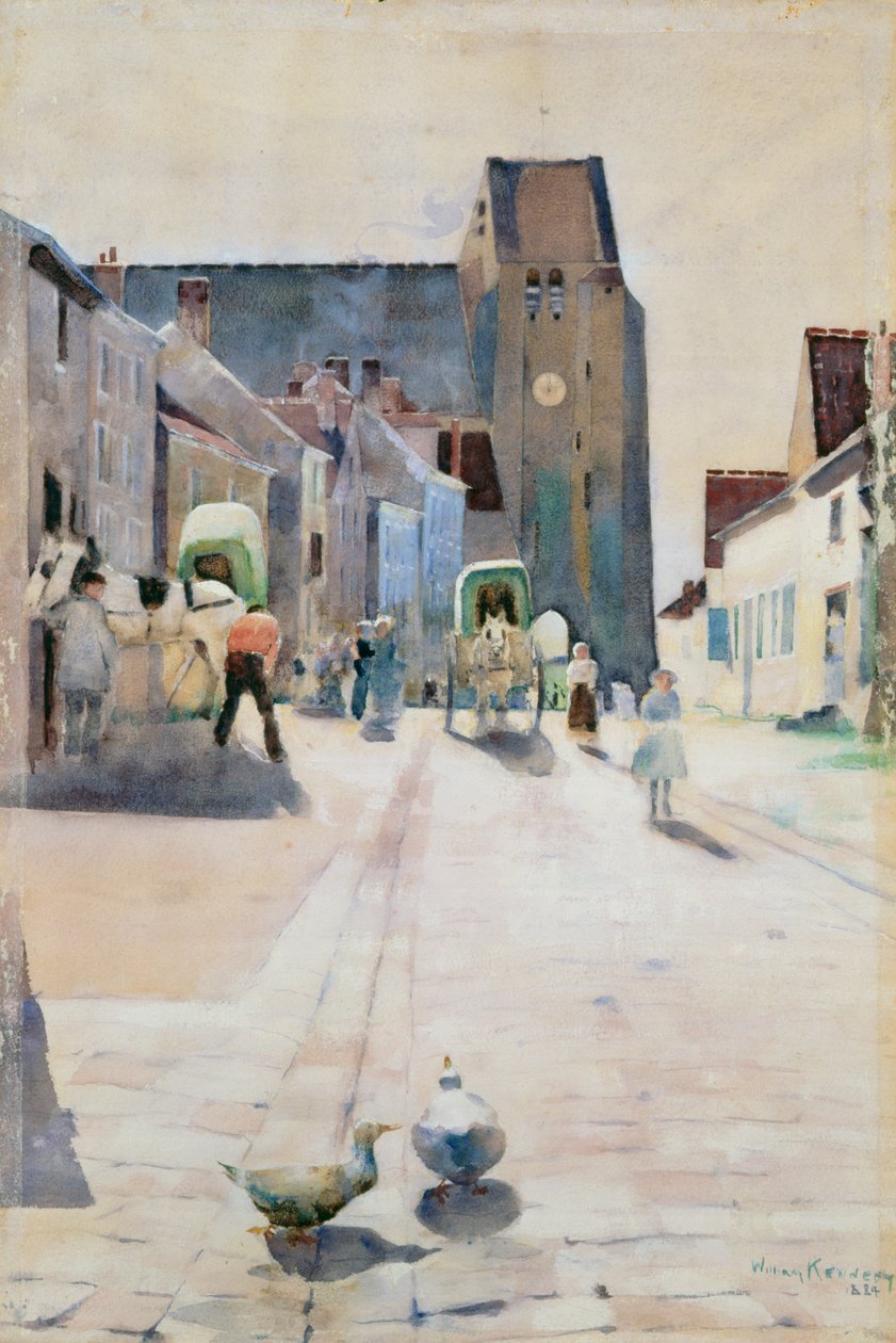 La strada principale, Grez-sur-Loing da William Kennedy