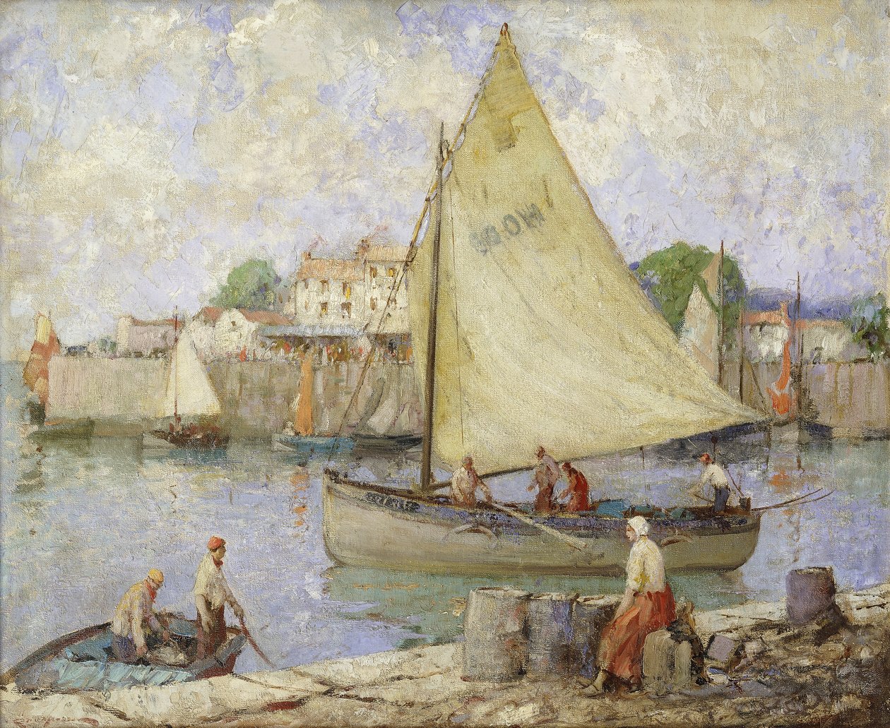 Verso il luogo di pesca, Honfleur da William Lee Hankey