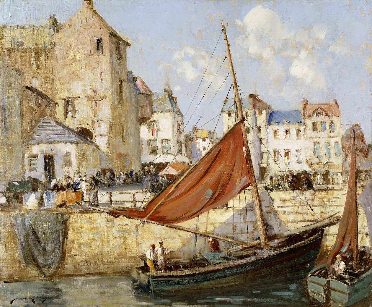 Il Porto, Honfleur da William Lee Hankey