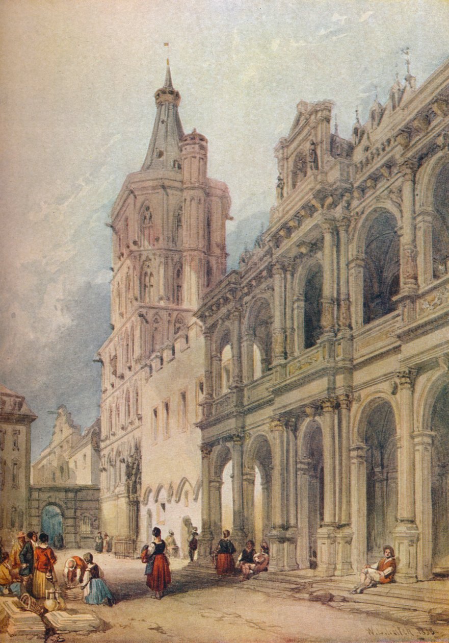 Municipio, Colonia, c. 1841 da William Leighton Leitch
