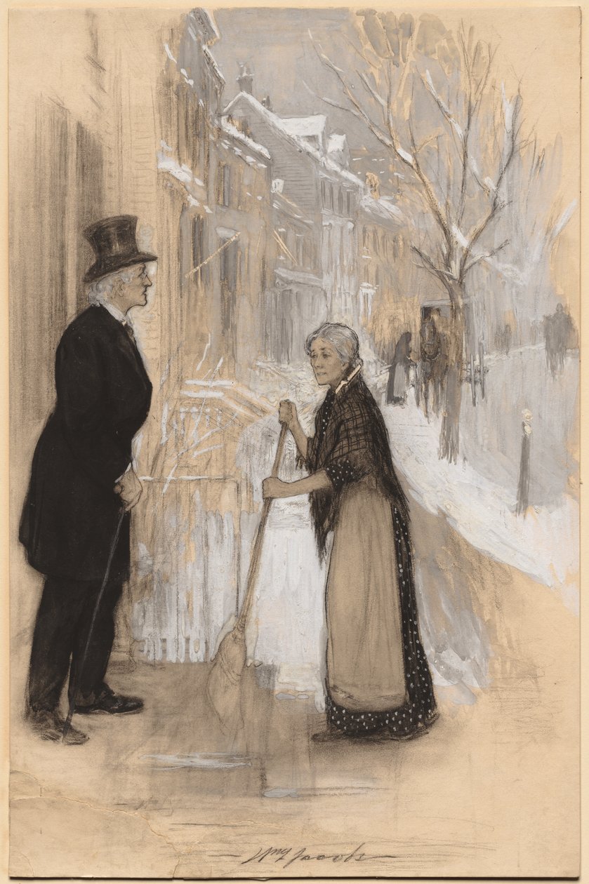 Schizzo per illustrare "Non congedato con onore" da William Leroy Jacobs