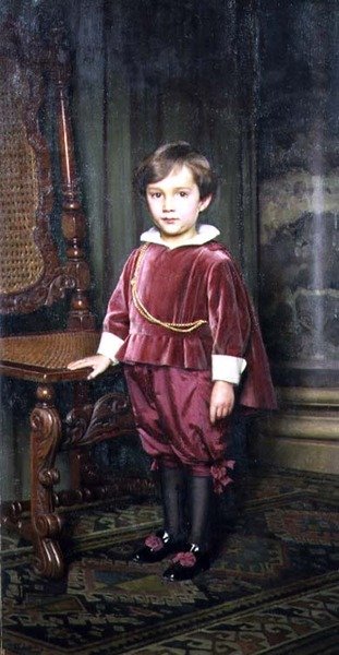 Ritratto di Master Coleridge Hills da William Logsdail