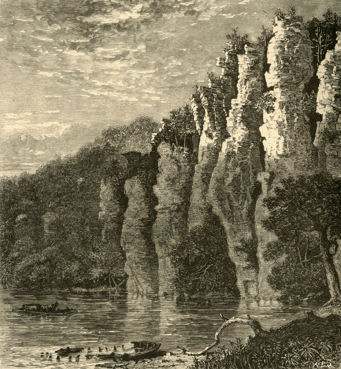 Anvil Cliff, 1872 da William Ludwell Sheppard