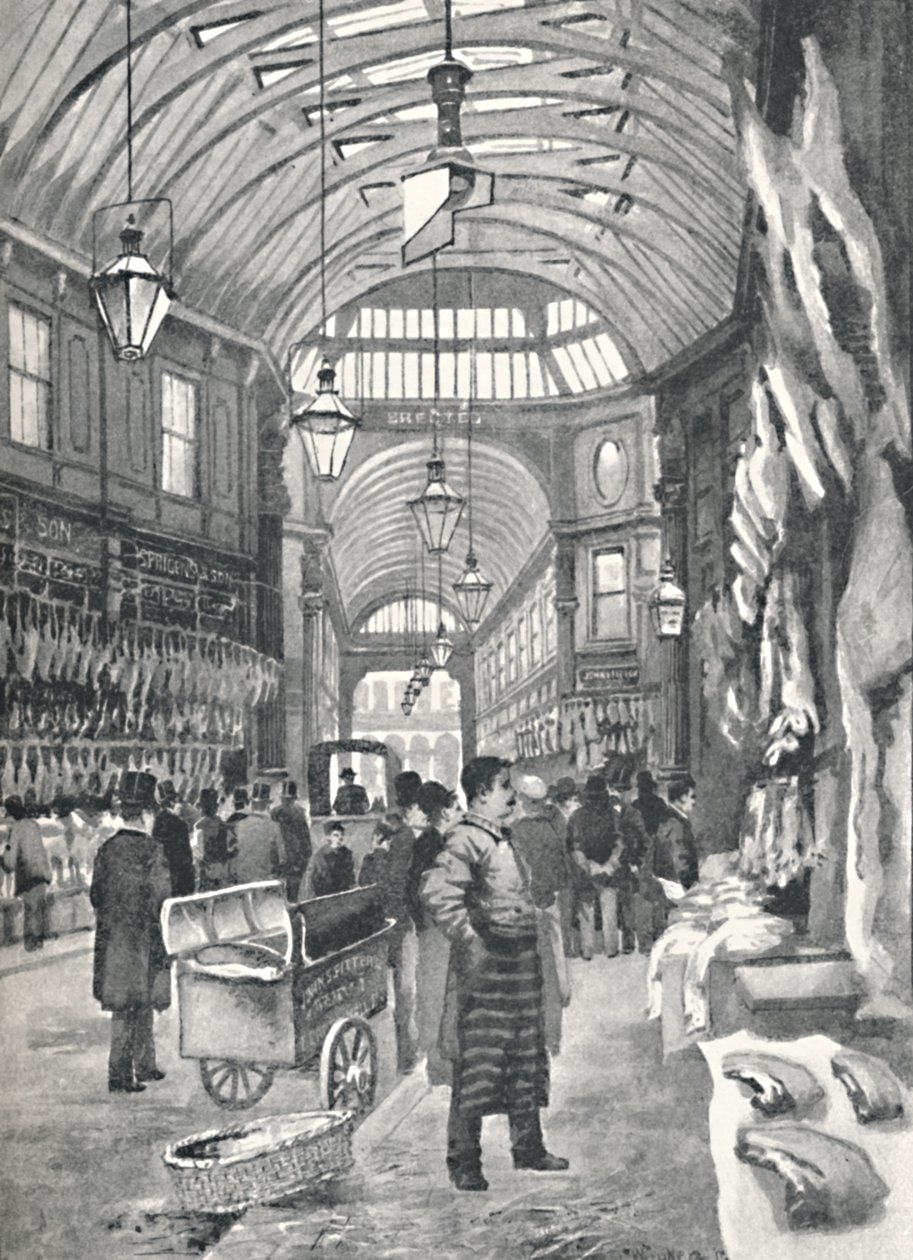 Leadenhall Market, 1891 da William Luker