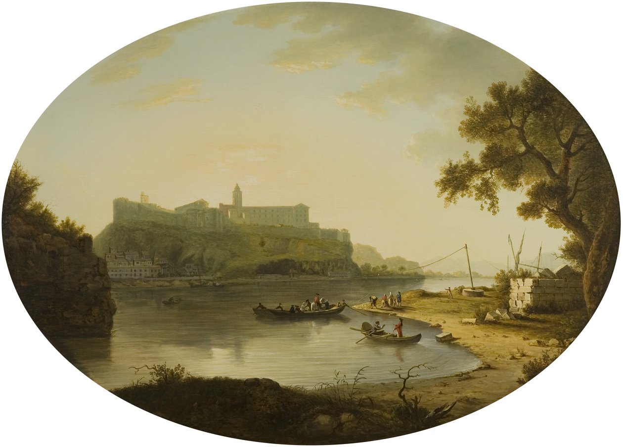 Veduta di Villeneuve-les-Avignon, c.1770 da William Marlow