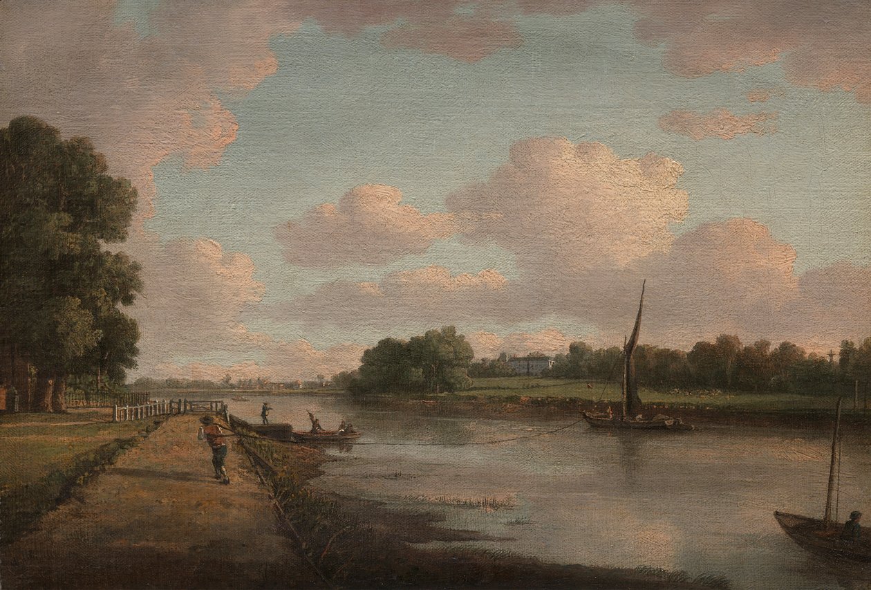 Veduta del fiume Tamigi a Richmond da William Marlow