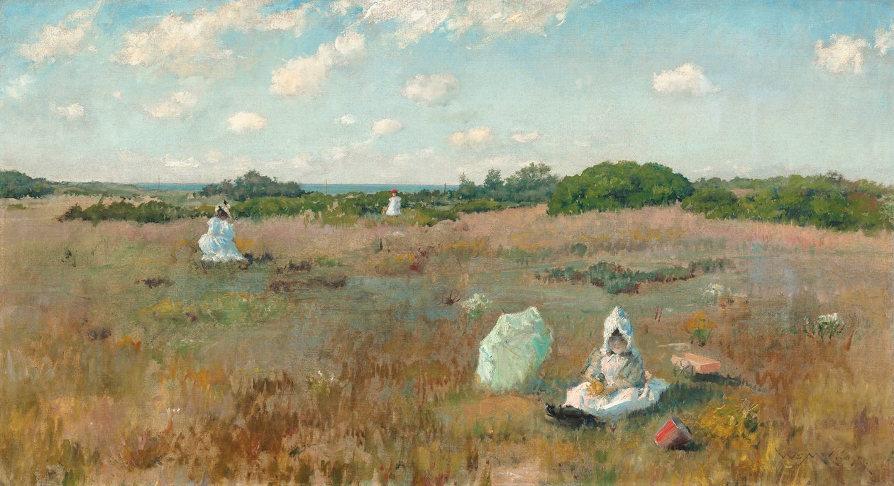 Raccolta di fiori autunnali da William Merritt Chase