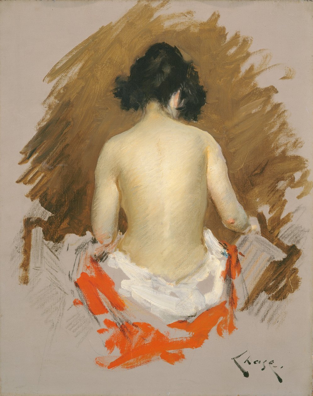 Nudo da William Merritt Chase