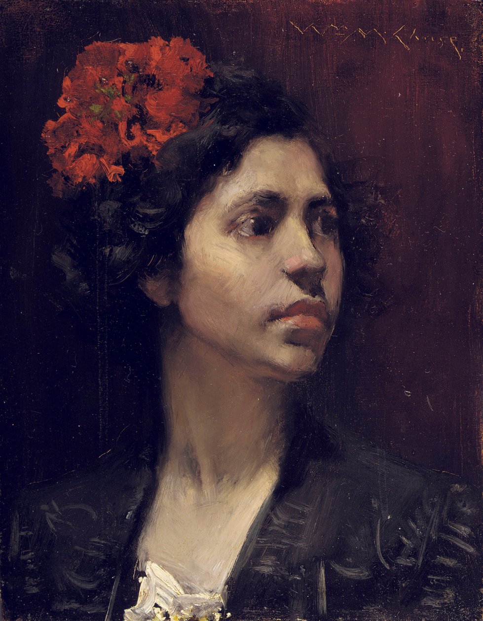 Ragazza spagnola da William Merritt Chase