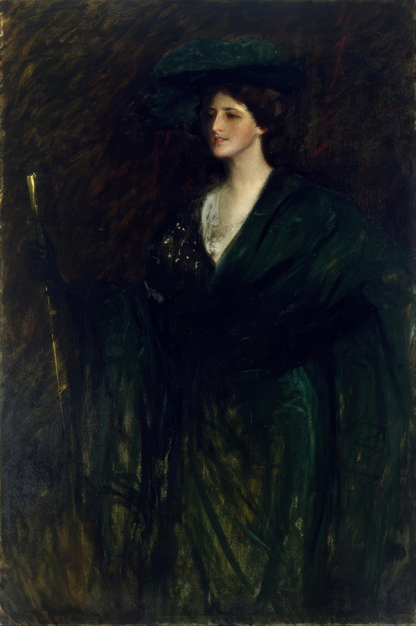 La Signora di Smeraldo da William Merritt Chase
