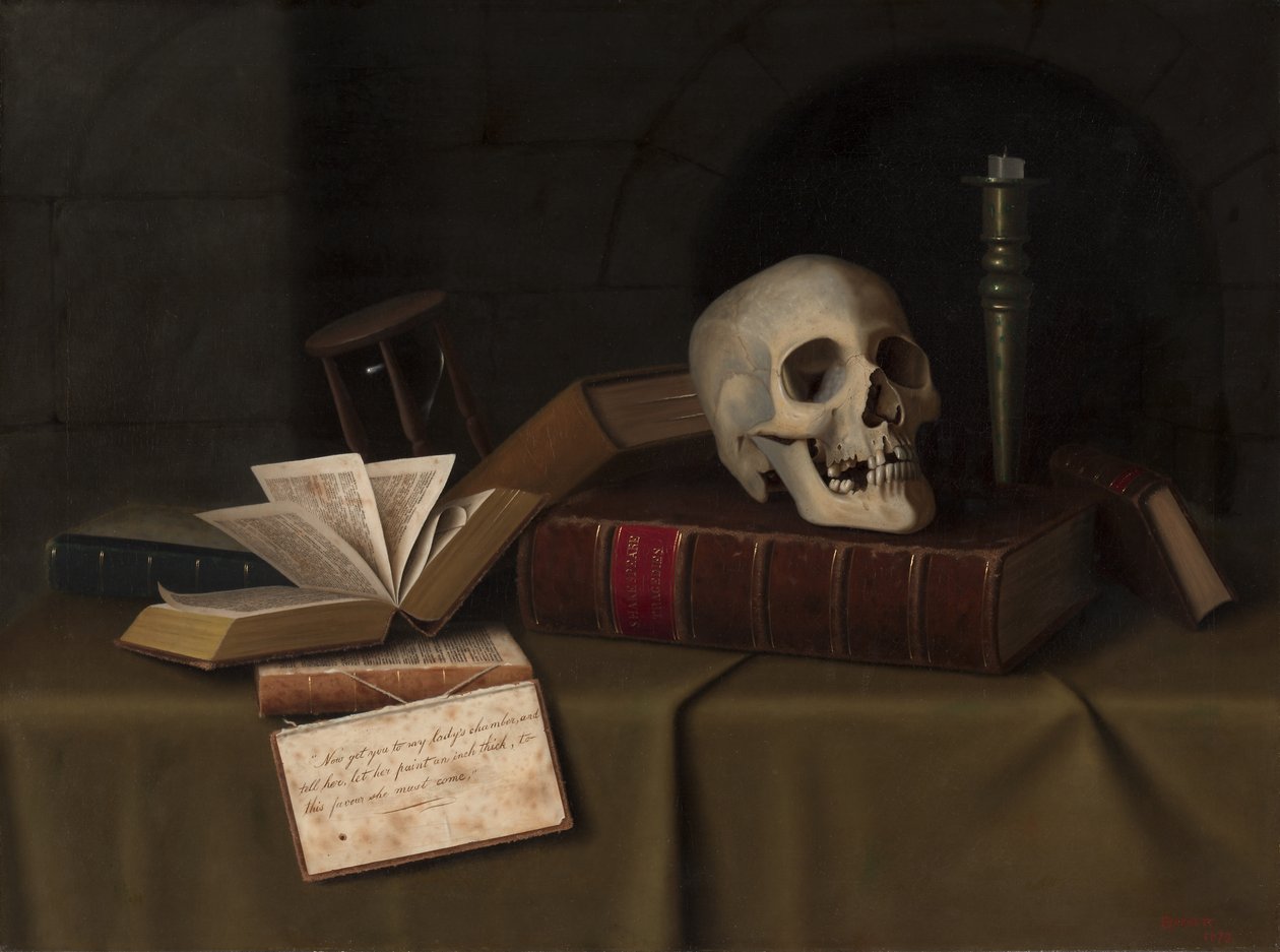 Memento Mori, "A questo favore" da William Michael Harnett