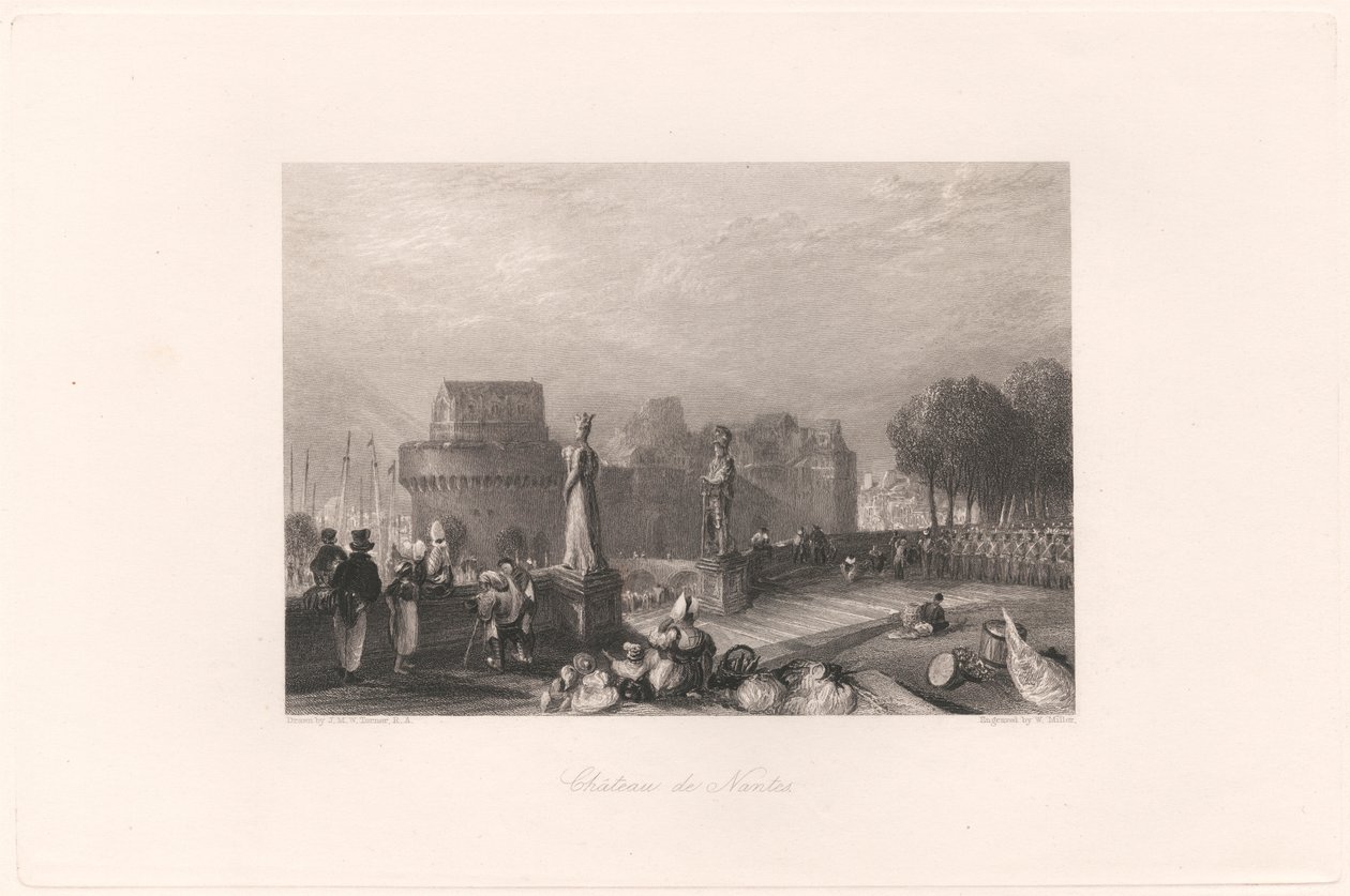 Castello di Nantes da William Miller