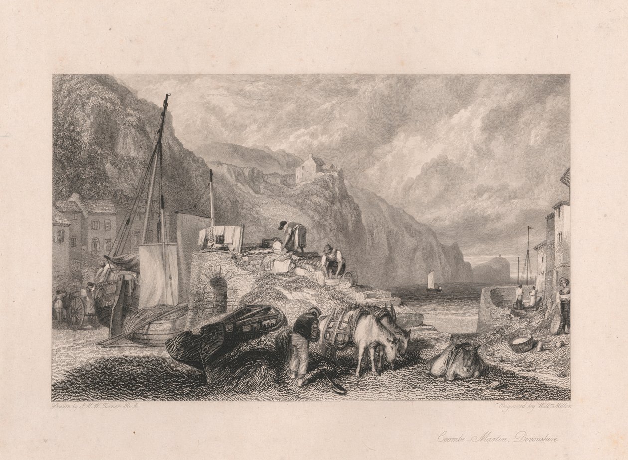 Coombe-Martin, Devonshire da William Miller