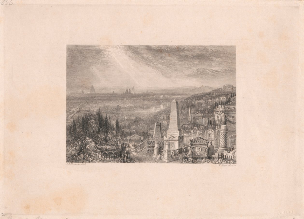 Parigi da Père-Lachaise da William Miller