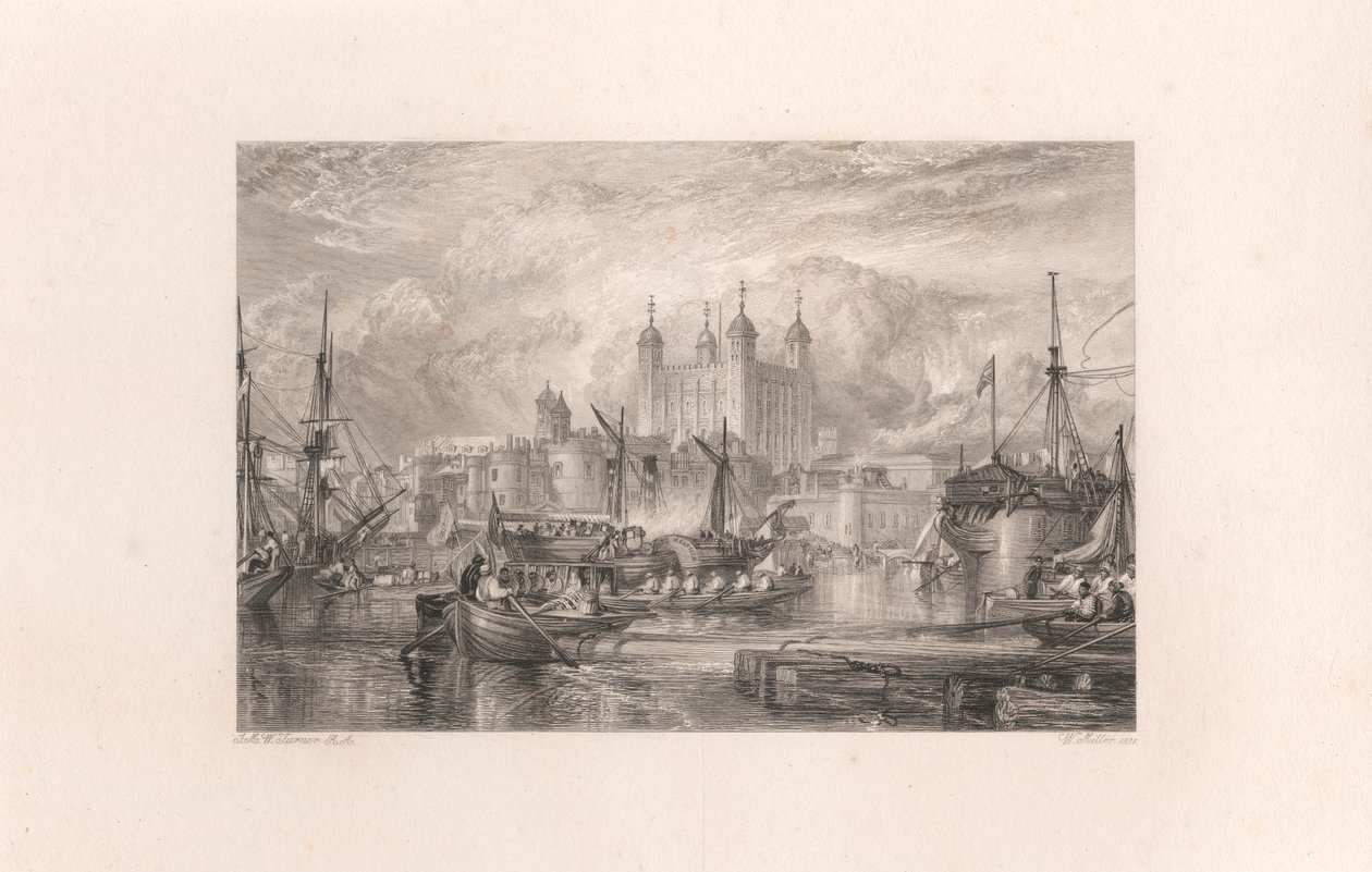 La Torre di Londra da William Miller