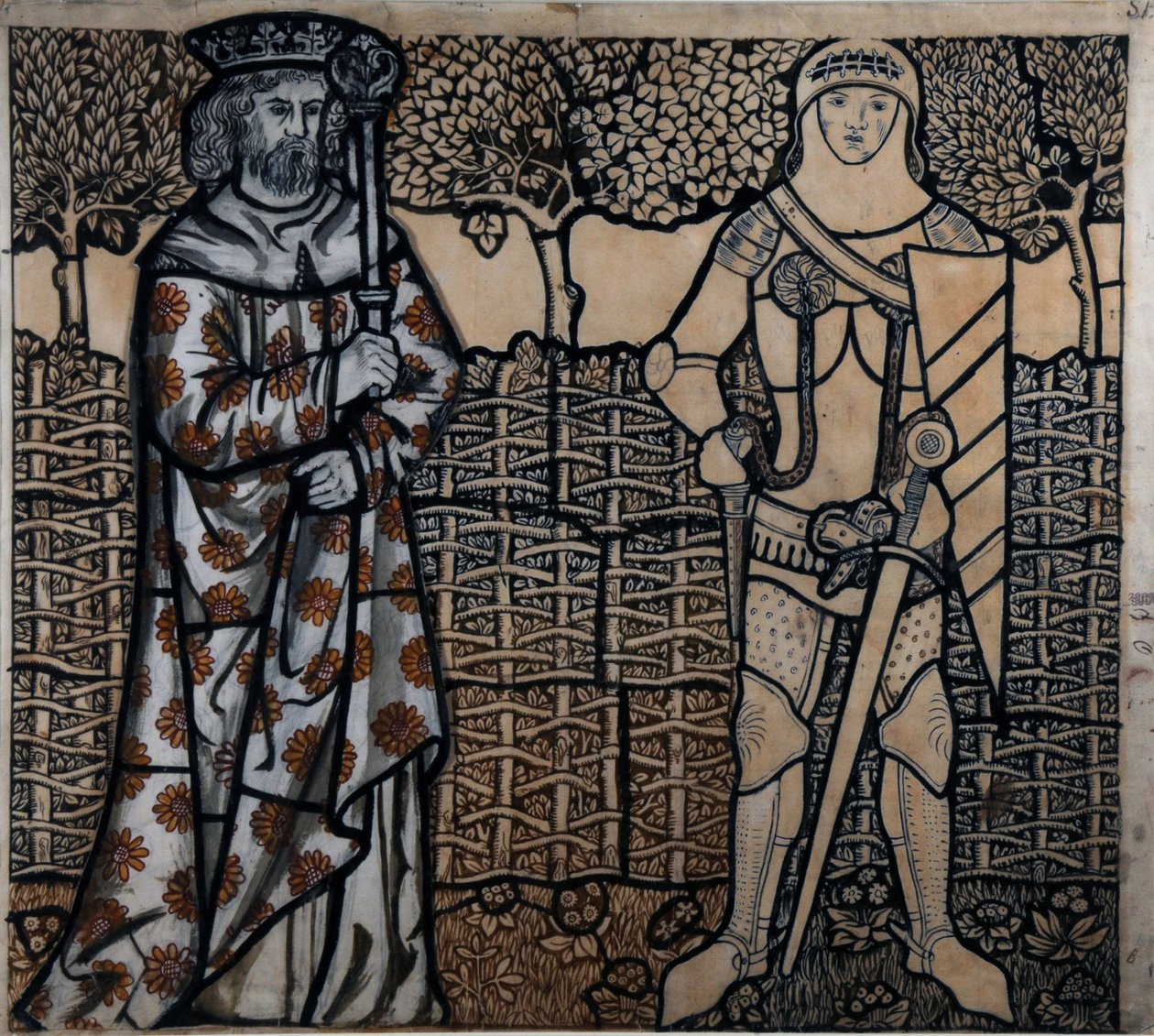 Re Artù e Sir Lancillotto da William Morris