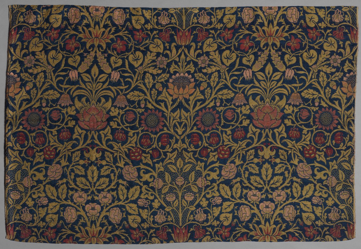 Viole e aquilegie, 1883 da William Morris