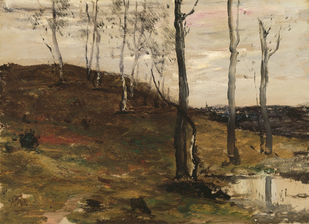Collina con alberi da William Morris Hunt