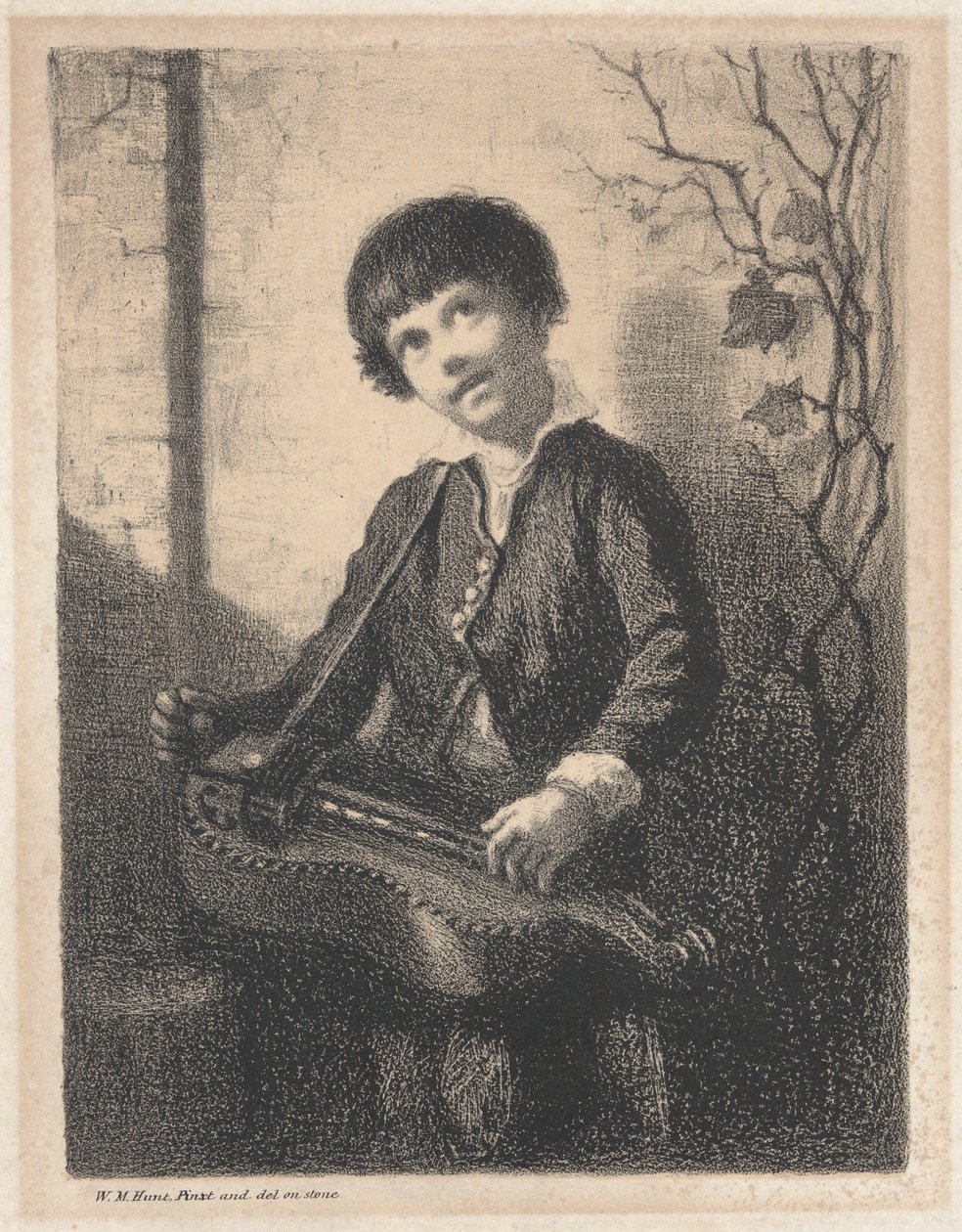 Il ragazzo con la ghironda da William Morris Hunt