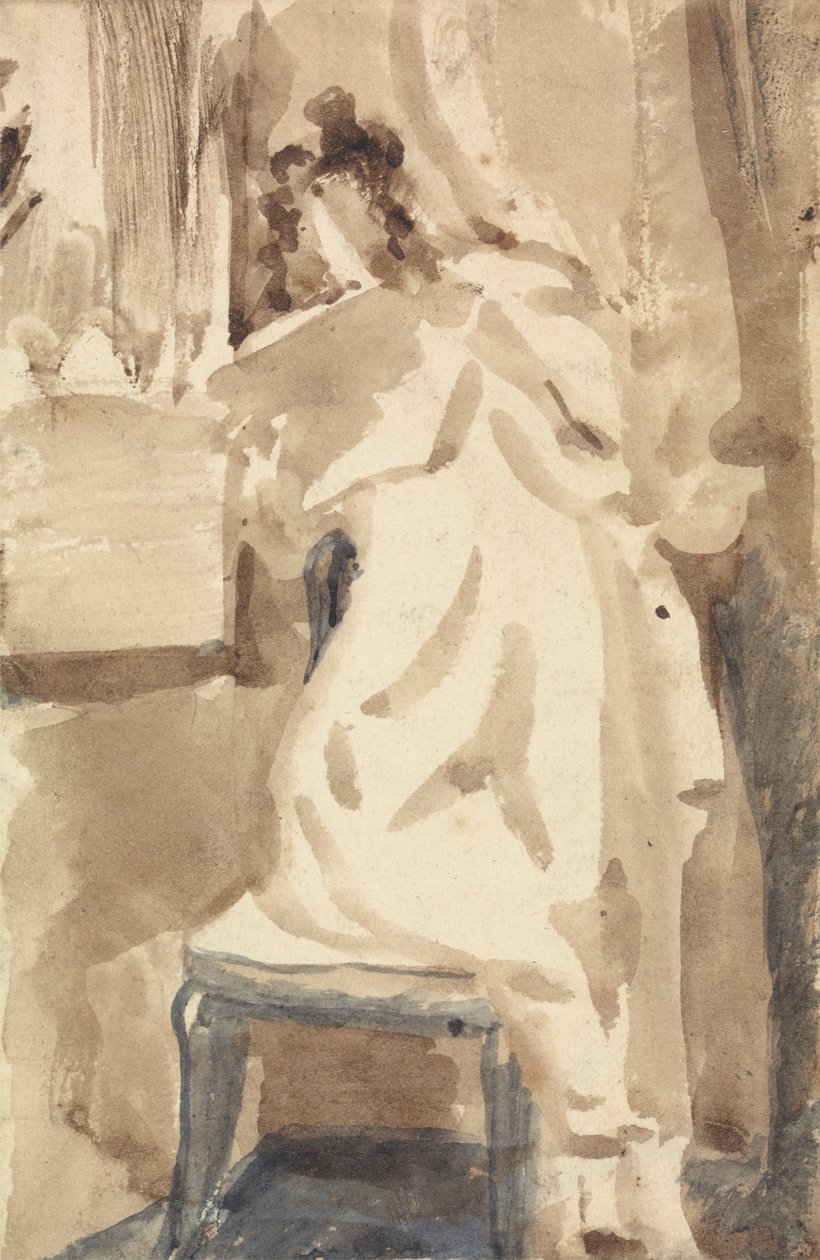 Studio per una Ragazza che Legge da William Mulready