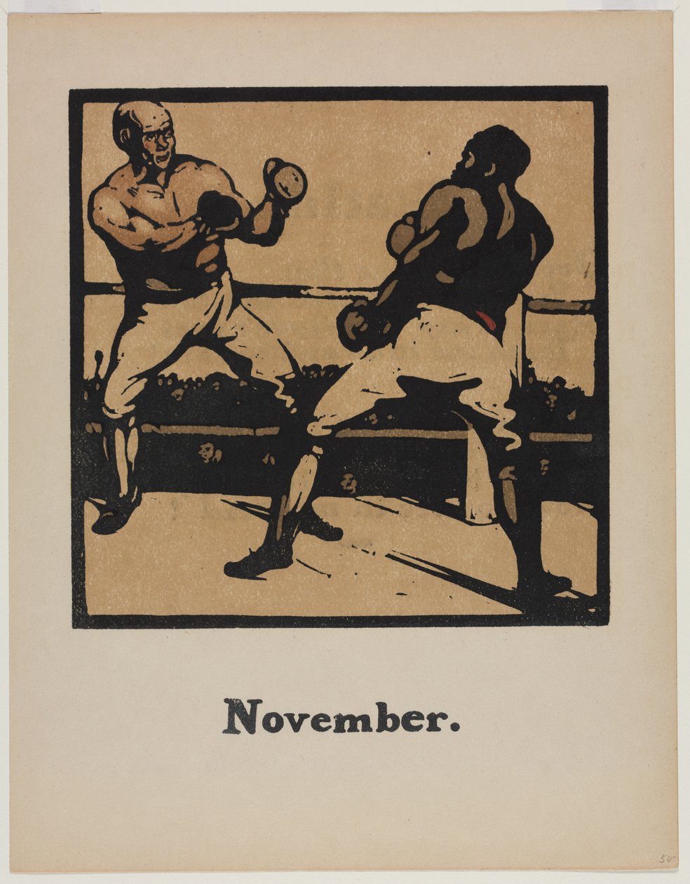 Un Almanacco di Dodici Sport: Boxe da William Nicholson