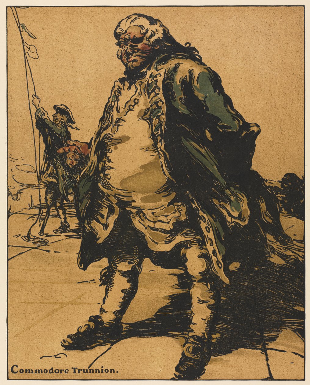 Personaggi del Romanzo: Commodoro Trunnion da William Nicholson