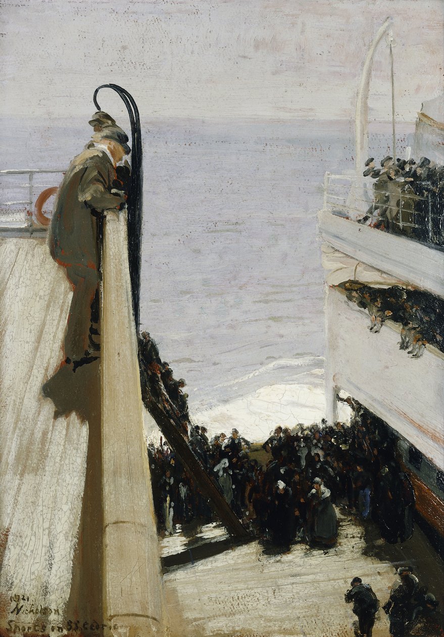 Sport sulla S.S. Cedric da William Nicholson