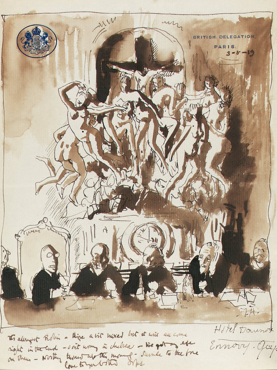 Alla conferenza di pace, Parigi da William Orpen