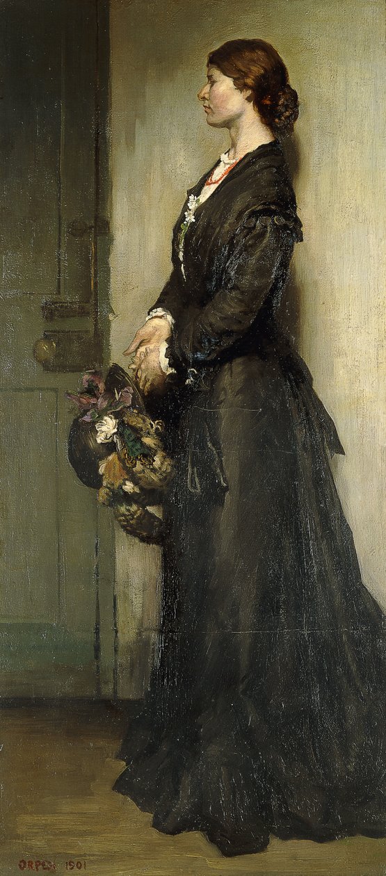 La signora in nero da William Orpen