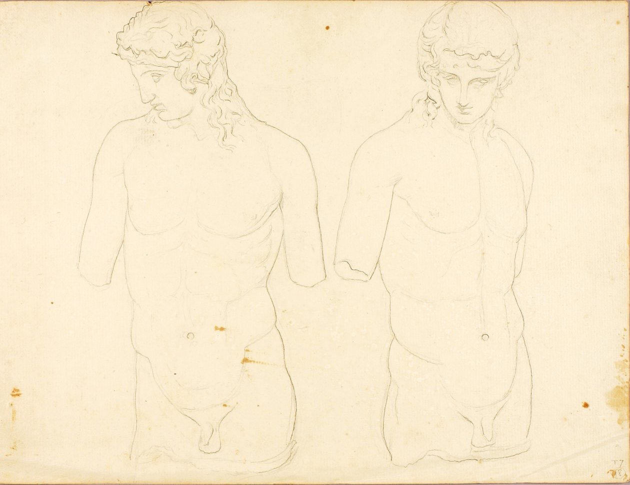 Eros (Vaticano n. 250), due vedute da William Page
