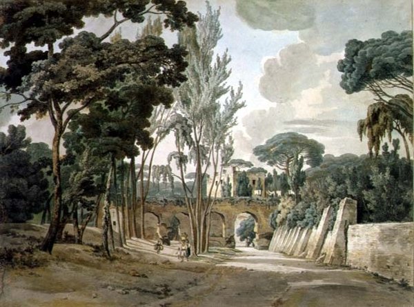 Antichi acquedotti vicino a Capodichino, Napoli, 1780-1782 da William Pars