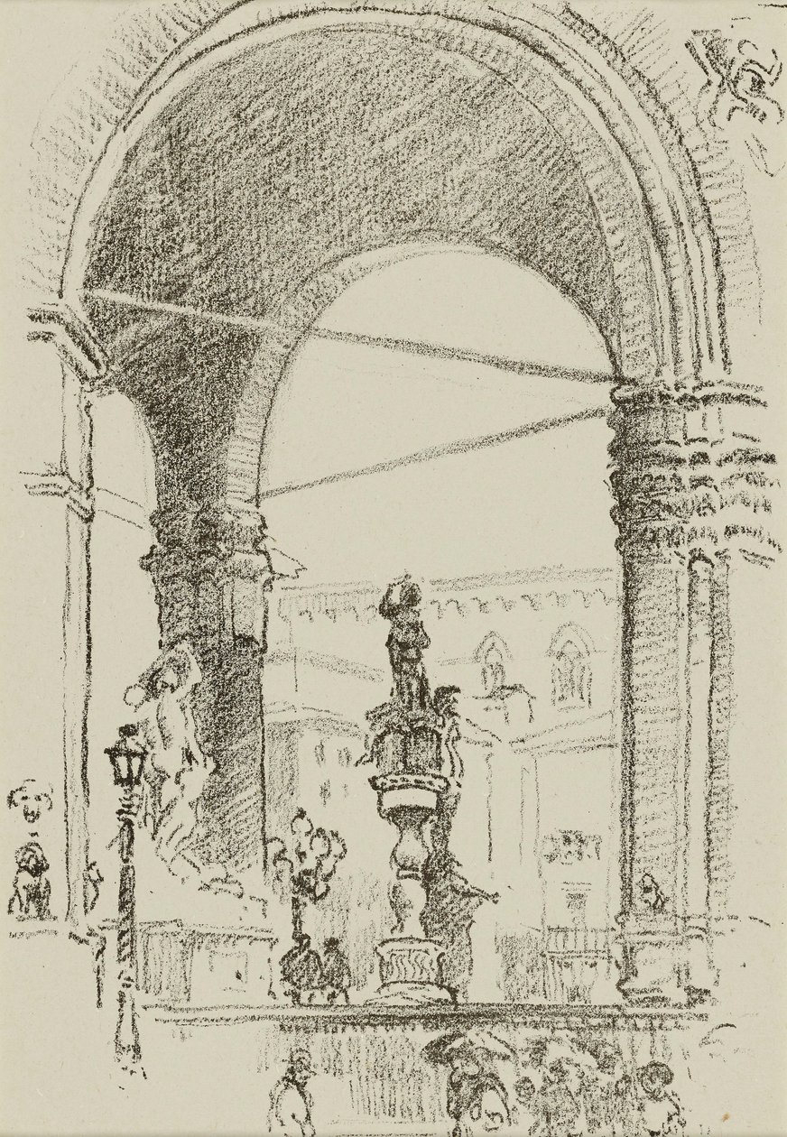 Loggia dei Lanzi da William Penhallow Henderson