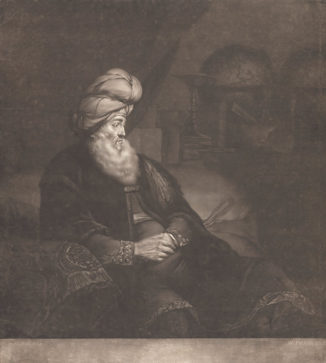 Un rabbino ebreo da William Pether