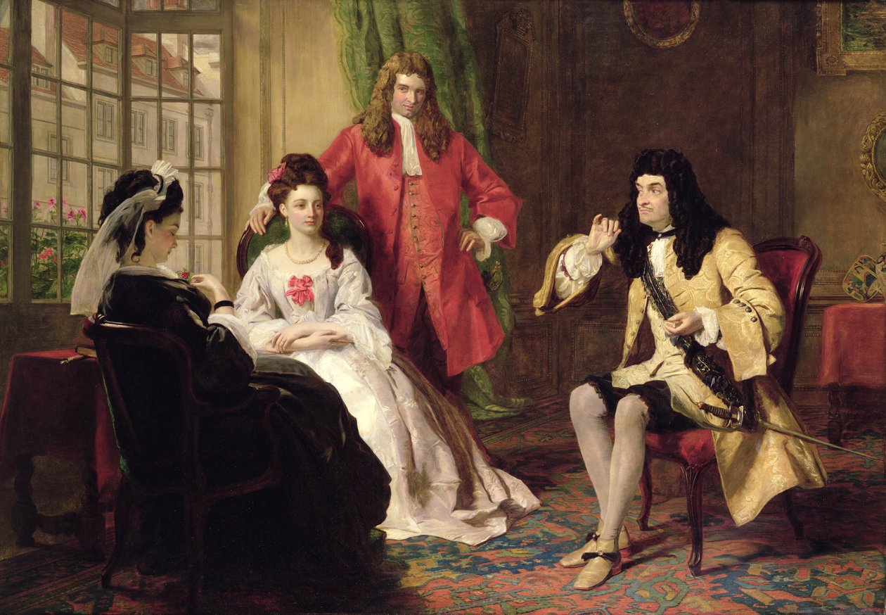 Lord Foppington Racconta le sue Avventure da William Powell Frith