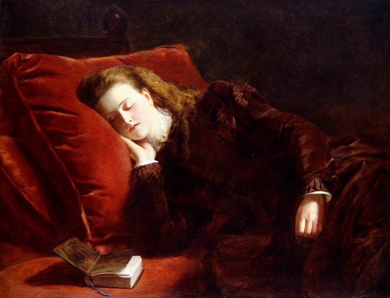 Sonno, 1873 da William Powell Frith