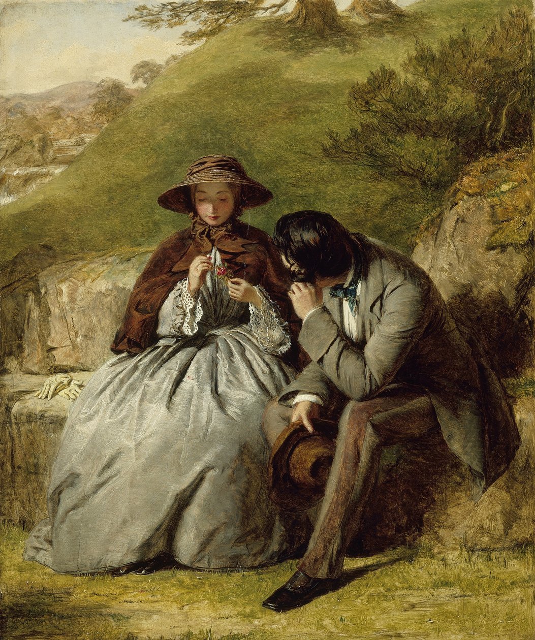 Gli amanti da William Powell Frith