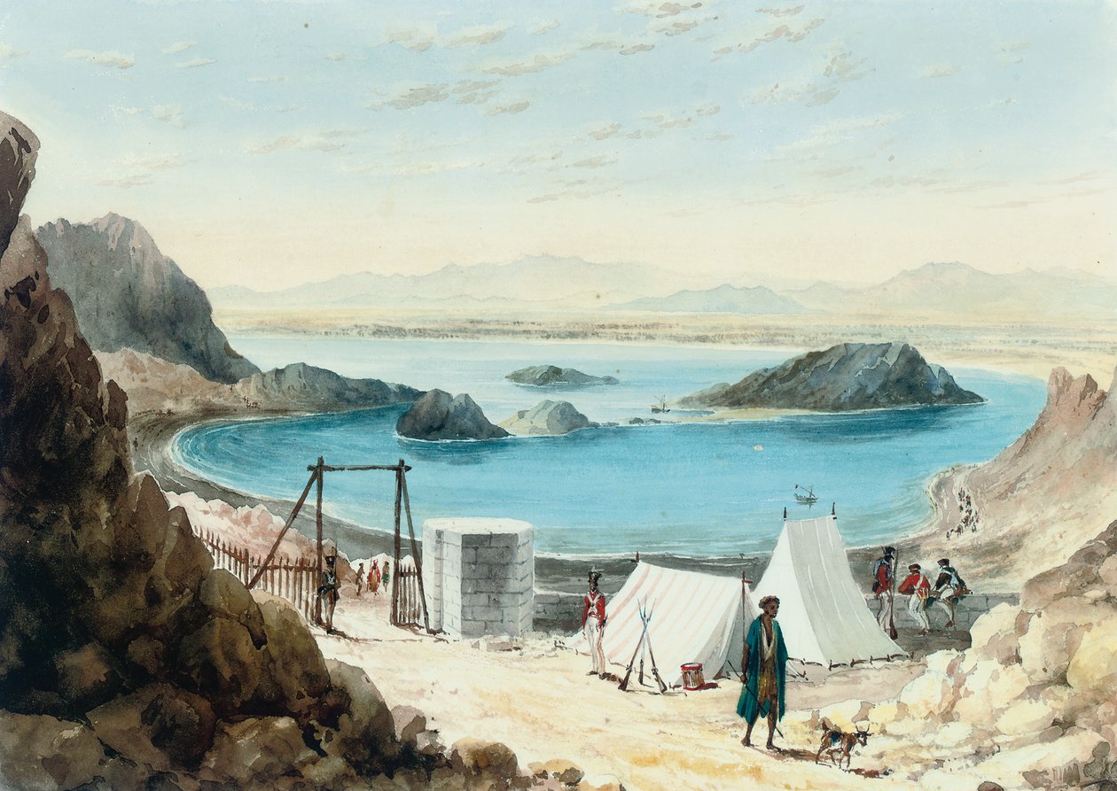 Porto di Aden da William Prinsep