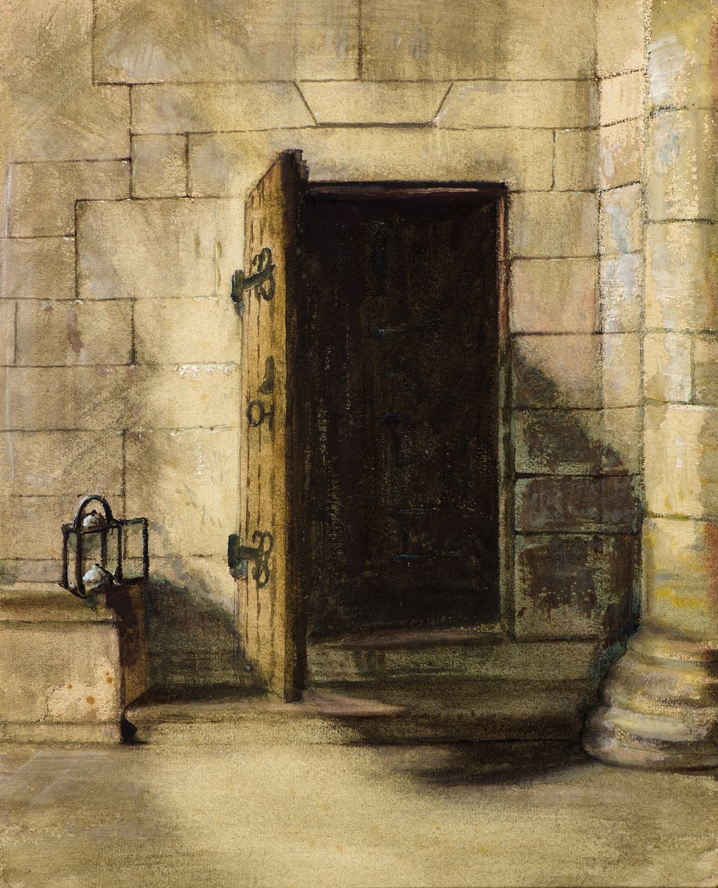Ingresso alla scala, Vecchio Campanile da William Proudfoot