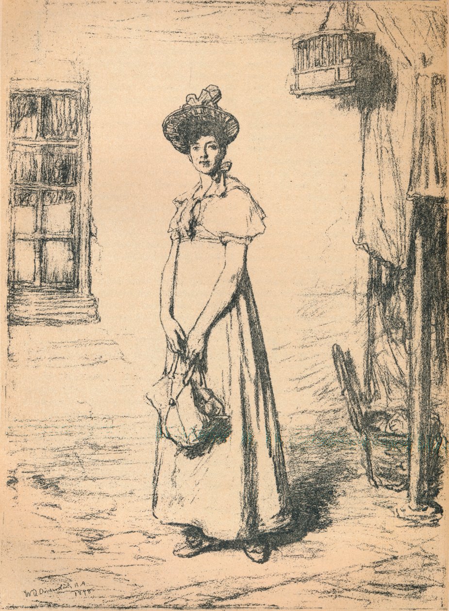 Studio della giovane casalinga, c1878 da William Quiller Orchardson