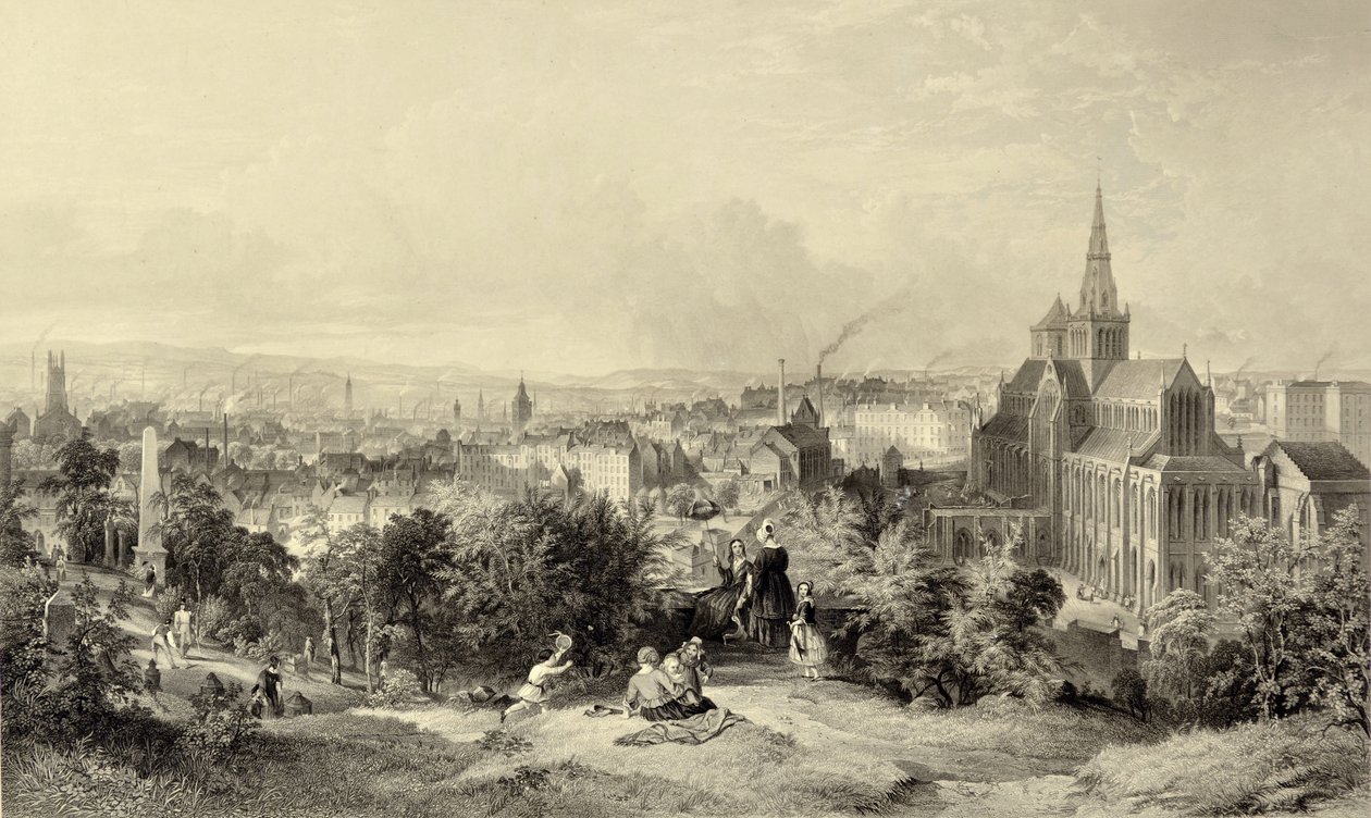 Glasgow dal Necropoli da William Richardson