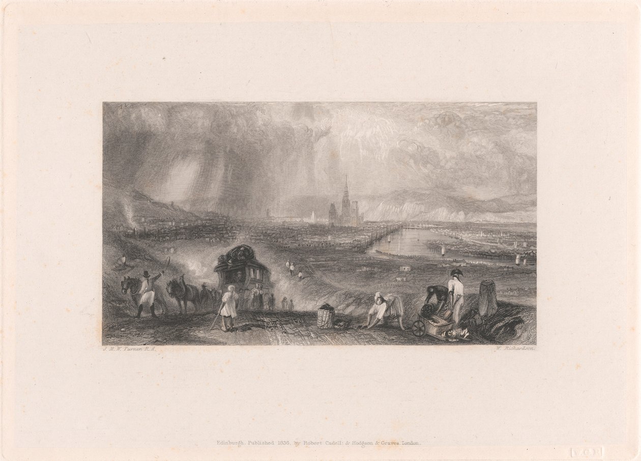 Rouen - Vista distante da William Richardson