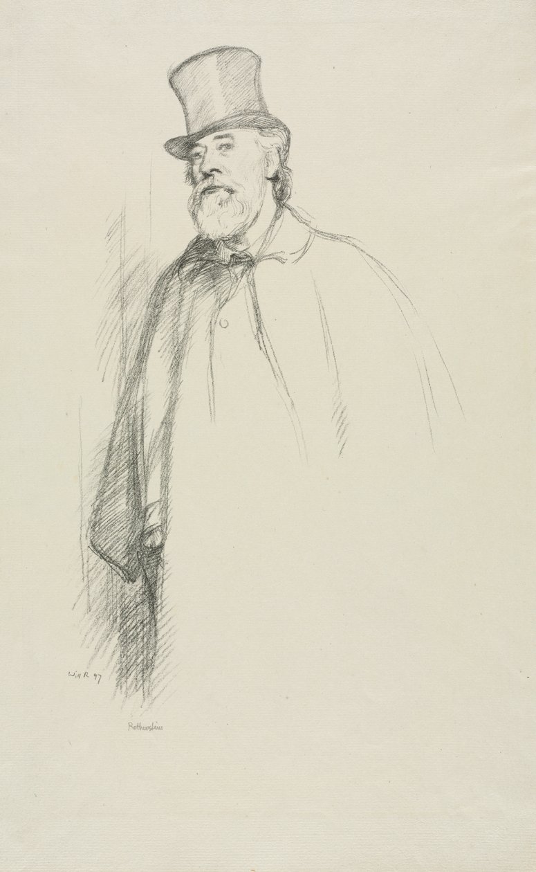 Alphonse Legros da William Rothenstein