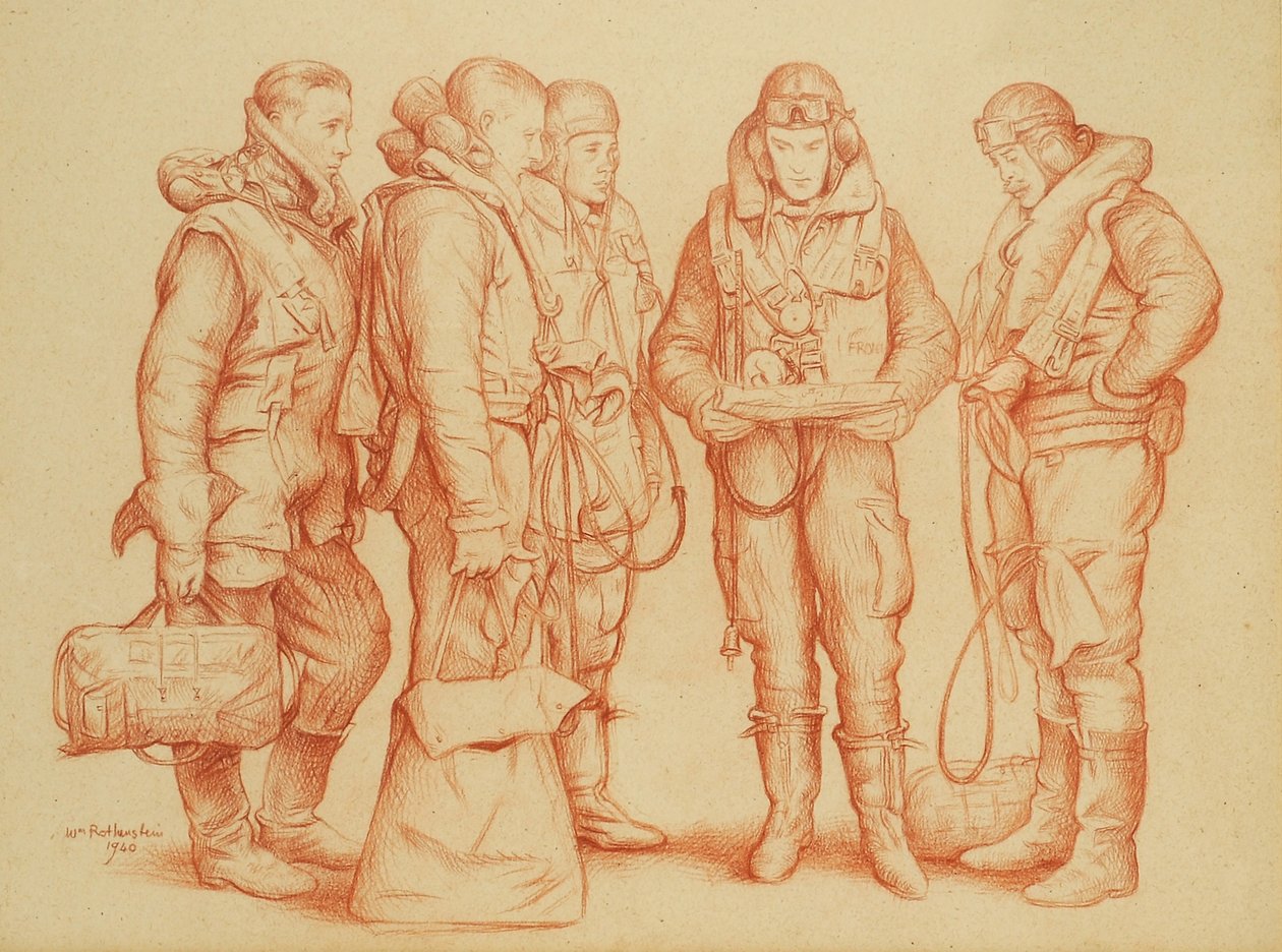 Equipaggio del bombardiere Whitley da William Rothenstein