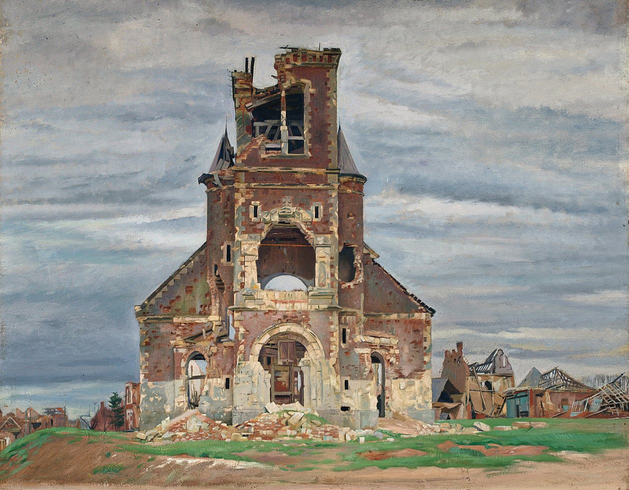 La chiesa di Bourlon da William Rothenstein