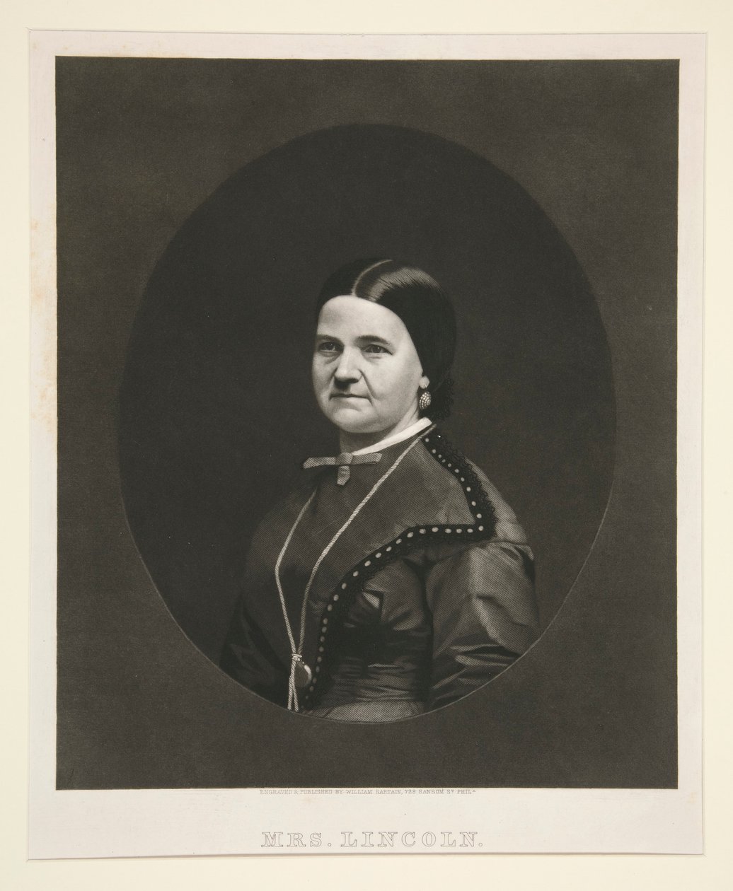 Mrs. Lincoln (Abraham) da William Sartain