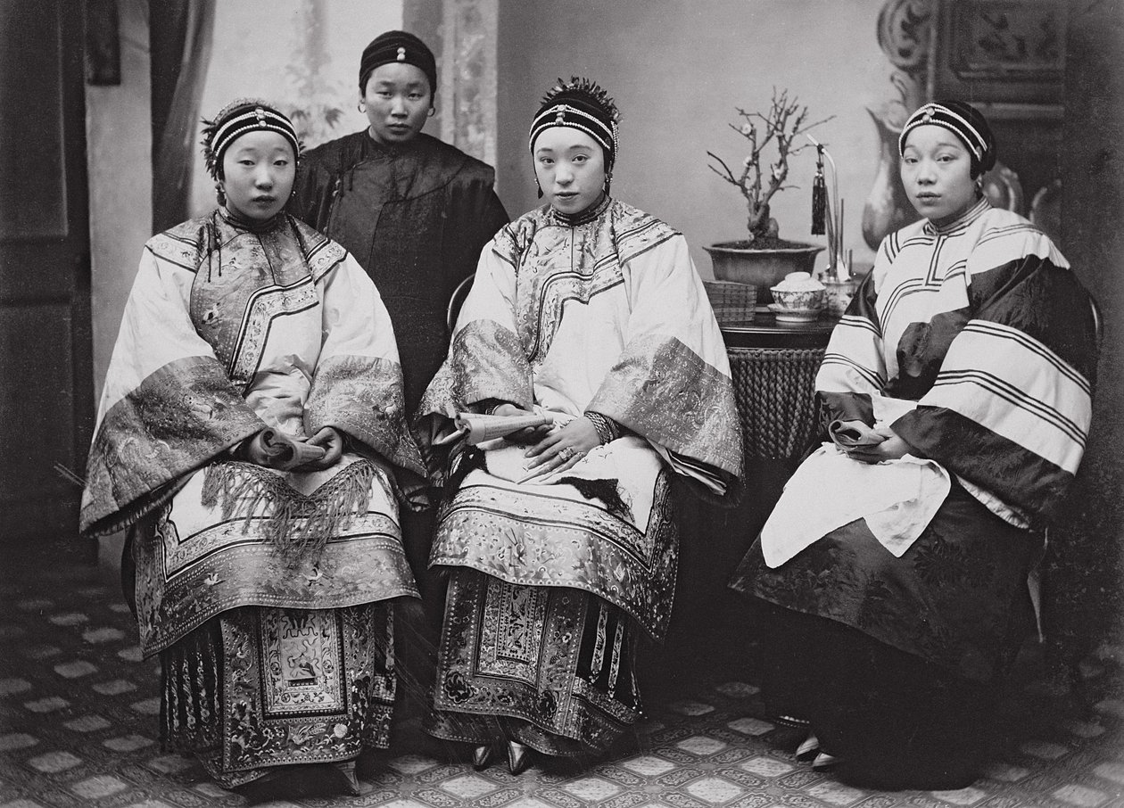 Donne cinesi, c.1880 da William Saunders