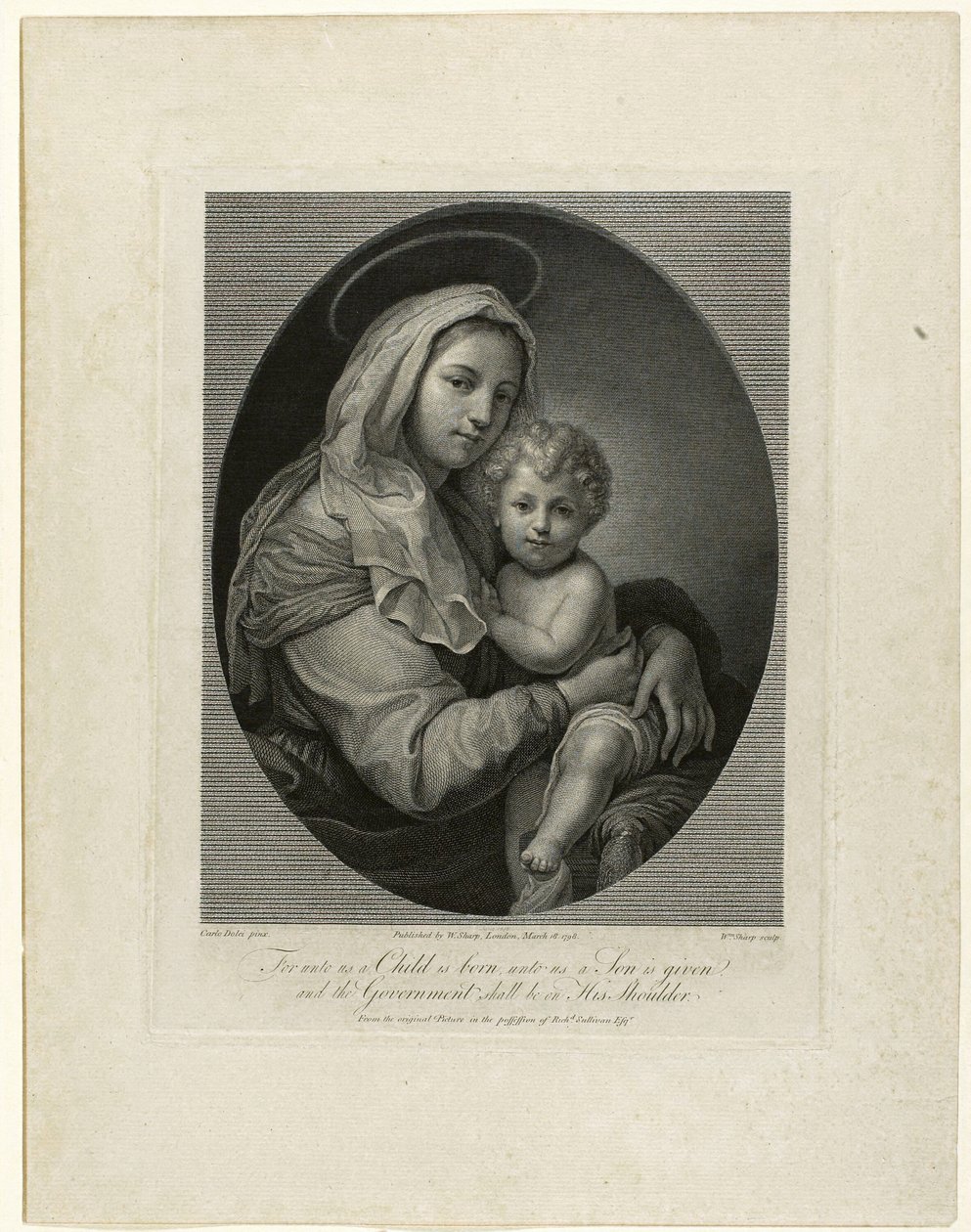 Madonna con Bambino da William Sharp