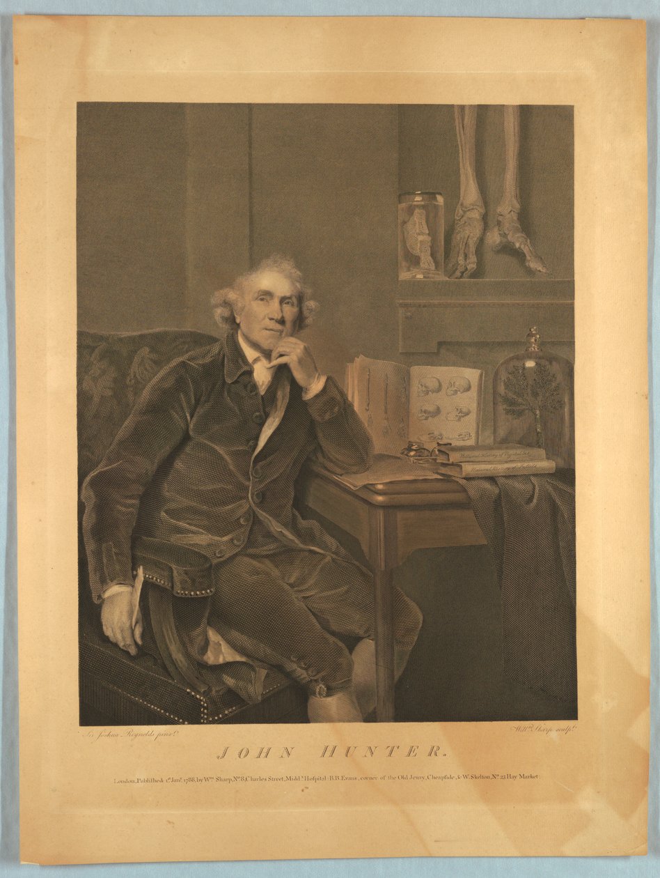 Ritratto di John Hunter da William Sharp