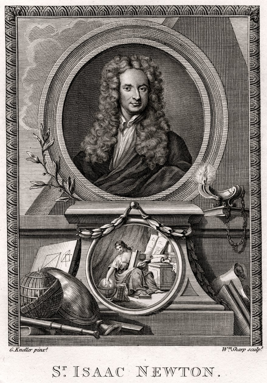 Sir Isaac Newton, 1774 da William Sharp